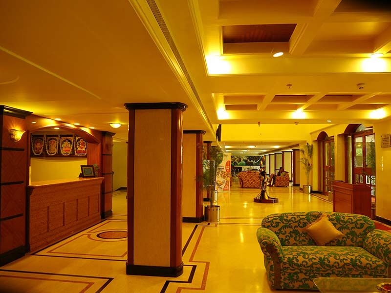 Fortune Select Grand Ridge, Tirupati - Member Itc Hotels' Group Kültér fotó The lobby of the hotel